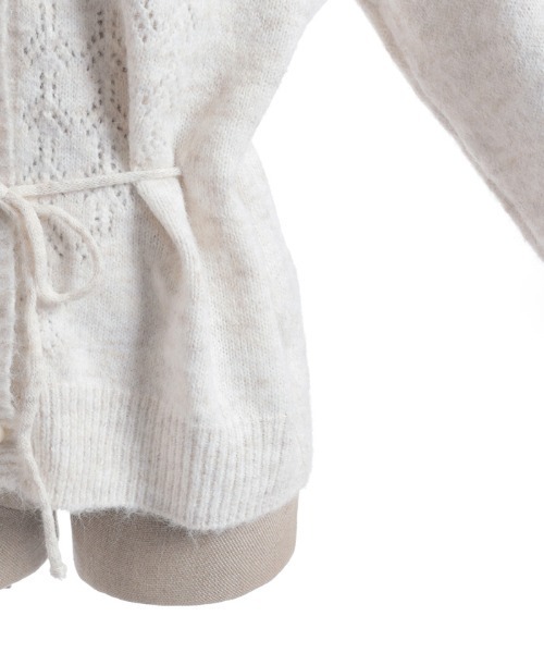 axes femme（アクシーズファム）の「モチーフ付ニットカーディガン（カーディガン/ボレロ・レディース・ブルー/ベージュ・FREE）」の15枚目の写真