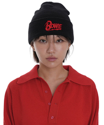 CUFFED KNIT BEANIE BOWIE