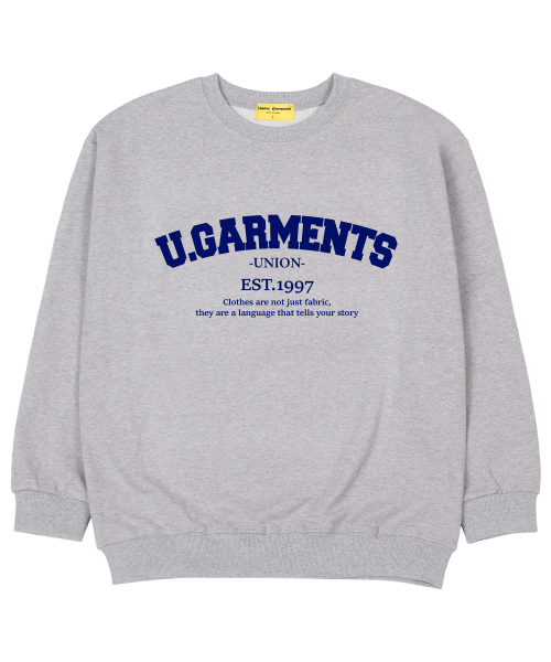 Union Garments(ユニオンガーメンツ)の「1997アーチガマーチ 裏毛 オーバーサイズ スウェットティーシャツ グレー(スウェット・レディース・その他・MEDIUM/LARGE/X-LARGE/XX-LARGE)」の1枚目の写真