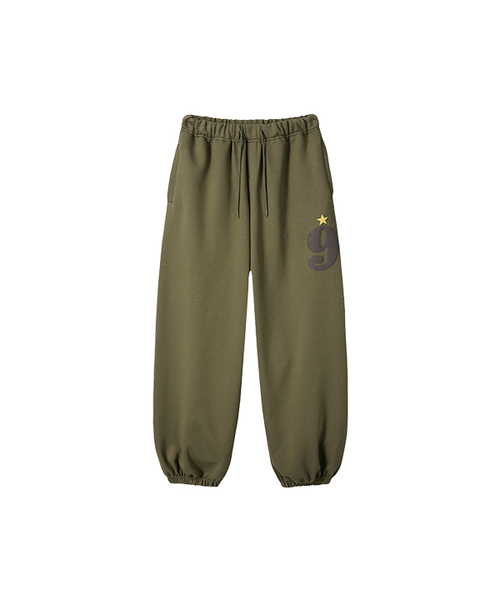 9999ARCHIVE(9999アーカイブ)の「9 Star Jogger Sweat Pants(スウェットパンツ・レディース・カーキ・1/2)」の1枚目の写真