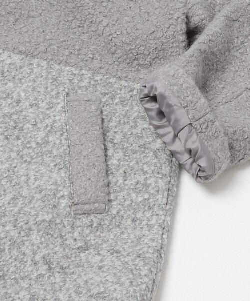 ITEMS URBANRESEARCH(アイテムズ アーバンリサーチ)の「ボア切替ジャケット(その他アウター・レディース・グレー/ライトベージュ・FREE)」の19枚目の写真