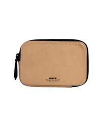 KANEITEI（カネイテイ）の「BRICK ZIP WALLET M (BEIGE) / UPCYCLED（札入れ/マネークリップ・メンズ）」