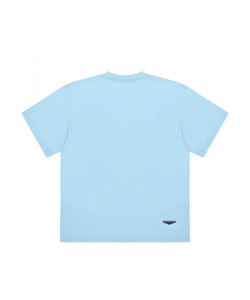 ALL EYES DOWN(オール アイズ ダウン)の「CRACK LOGO T-SHIRT(Sky Blue)(Tシャツ/カットソー・レディース・その他・LARGE/X-LARGE/XX-LARGE)」の2枚目の写真