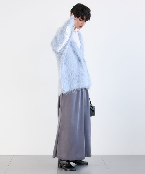 BARNYARDSTORM(バンヤードストーム)の「BARNYARDSTORM / フィブリルカットサテンスカート / マシンウォッシャブル【JAPAN FABRIC】(スカート・レディース・ブラック/グレー・S/M)」の14枚目の写真