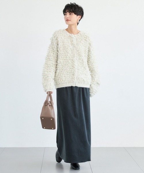 BARNYARDSTORM(バンヤードストーム)の「BARNYARDSTORM / フィブリルカットサテンスカート / マシンウォッシャブル【JAPAN FABRIC】(スカート・レディース・ブラック/グレー・S/M)」の8枚目の写真