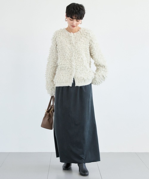 BARNYARDSTORM(バンヤードストーム)の「BARNYARDSTORM / フィブリルカットサテンスカート / マシンウォッシャブル【JAPAN FABRIC】(スカート・レディース・ブラック/グレー・S/M)」の17枚目の写真