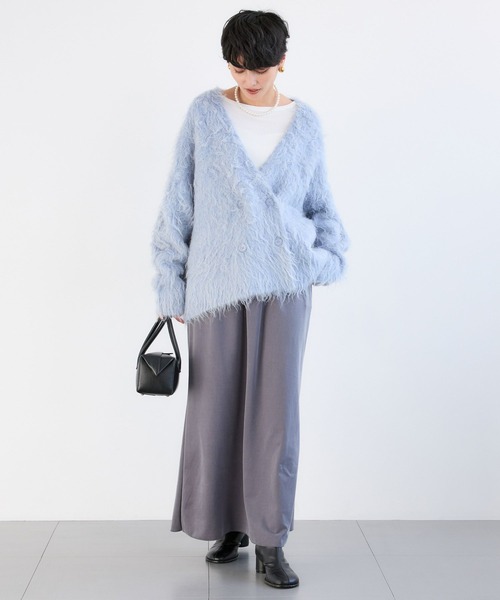 BARNYARDSTORM(バンヤードストーム)の「BARNYARDSTORM / フィブリルカットサテンスカート / マシンウォッシャブル【JAPAN FABRIC】(スカート・レディース・ブラック/グレー・S/M)」の13枚目の写真