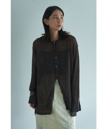 marjour（マージュール）の「SHEER SHIRT KNIT（ニット/セーター）」