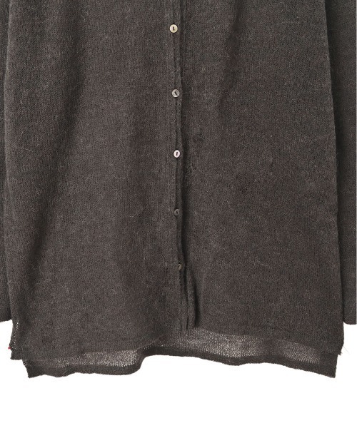 marjour（マージュール）の「SHEER SHIRT KNIT（ニット/セーター・レディース・チャコール/ベージュ・M）」の9枚目の写真