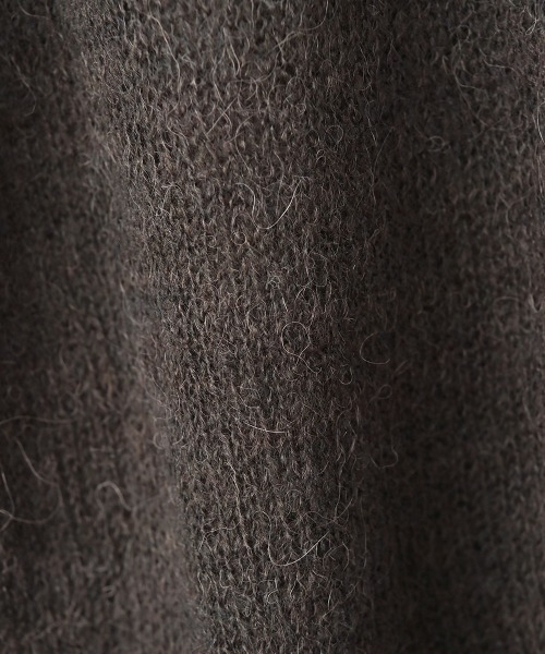 marjour（マージュール）の「SHEER SHIRT KNIT（ニット/セーター・レディース・チャコール/ベージュ・M）」の13枚目の写真