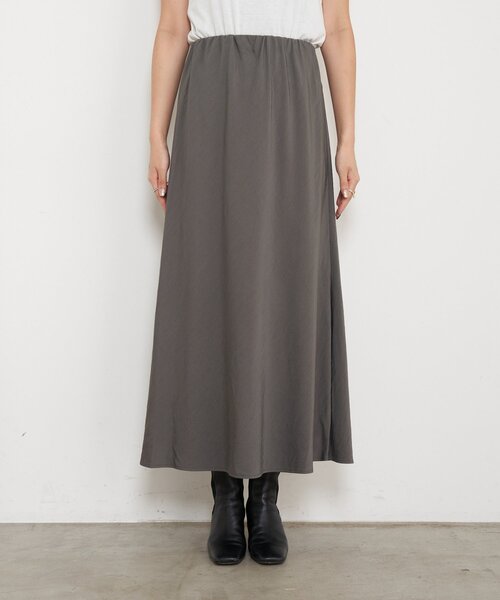 Jena espace merveilleux(ジェナ エスパスメルヴェイユ)の「【ウエストゴム/楽チン】ワッシャーツイルロングスカート(スカート・レディース・チャコールグレー/イエロー/ベージュ・FREE)」の12枚目の写真