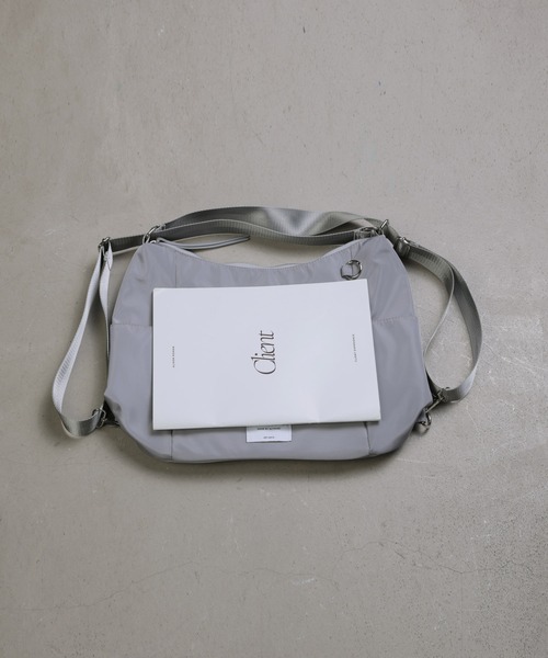 ALTROSE（アルトローズ）の「【A4可】3WAY トート リュック ショルダーバッグ バッグ テミー（バックパック/リュック・レディース・アイボリー/ブラック/グレー/レオパード・FREE）」の21枚目の写真