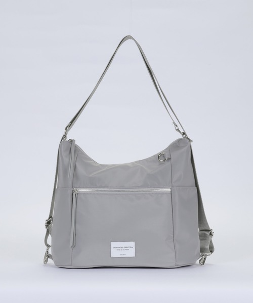 ALTROSE（アルトローズ）の「【A4可】3WAY トート リュック ショルダーバッグ バッグ テミー（バックパック/リュック・レディース・アイボリー/ブラック/グレー/レオパード・FREE）」の18枚目の写真