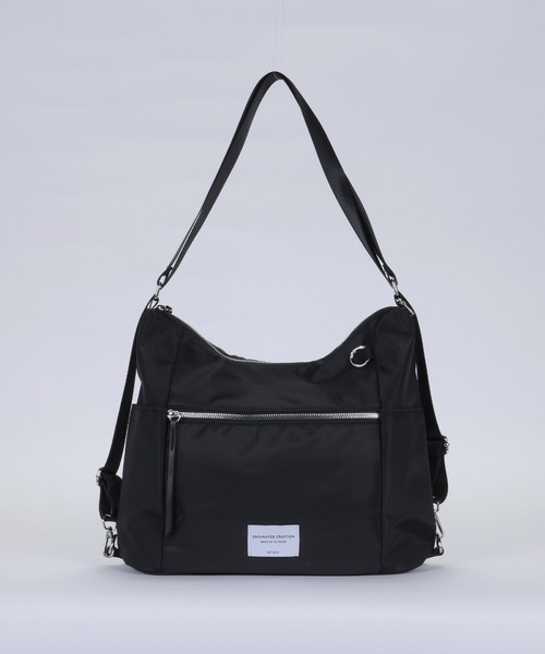 ALTROSE（アルトローズ）の「【A4可】3WAY トート リュック ショルダーバッグ バッグ テミー（バックパック/リュック・レディース・アイボリー/ブラック/グレー/レオパード・FREE）」の6枚目の写真