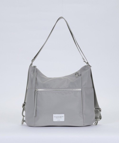 ALTROSE（アルトローズ）の「【A4可】3WAY トート リュック ショルダーバッグ バッグ テミー（バックパック/リュック・レディース・アイボリー/ブラック/グレー/レオパード・FREE）」の7枚目の写真