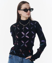 LACE KNITTING TOP/レースカッティングトップス