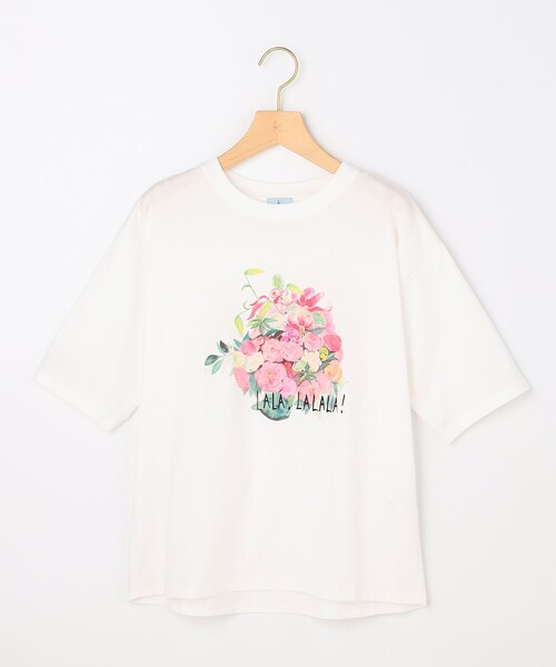 組曲(クミキョク)の「プリントTシャツ(Tシャツ/カットソー・レディース・ホワイト系/ブラック系・F)」の13枚目の写真