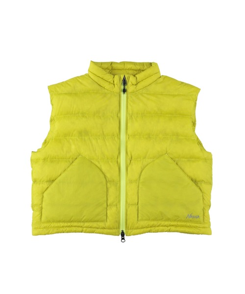NANGA(ナンガ)の「SHEER DOWN VEST W/シアーダウンベスト(ウィメンズ)(ダウンベスト・レディース・グレー/ブラック/ライム/ホワイト・S/L/M)」の4枚目の写真