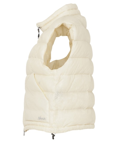 NANGA(ナンガ)の「SHEER DOWN VEST W/シアーダウンベスト(ウィメンズ)(ダウンベスト・レディース・グレー/ブラック/ライム/ホワイト・S/L/M)」の15枚目の写真