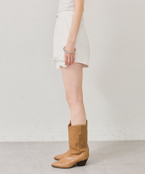 mystic（ミスティック）の「レースポケットショートパンツ（デニムパンツ・レディース・ネイビー/オフホワイト・FREE）」の16枚目の写真