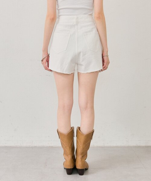 mystic（ミスティック）の「レースポケットショートパンツ（デニムパンツ・レディース・ネイビー/オフホワイト・FREE）」の17枚目の写真