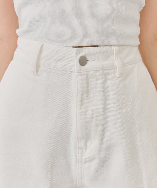 mystic（ミスティック）の「レースポケットショートパンツ（デニムパンツ・レディース・ネイビー/オフホワイト・FREE）」の18枚目の写真