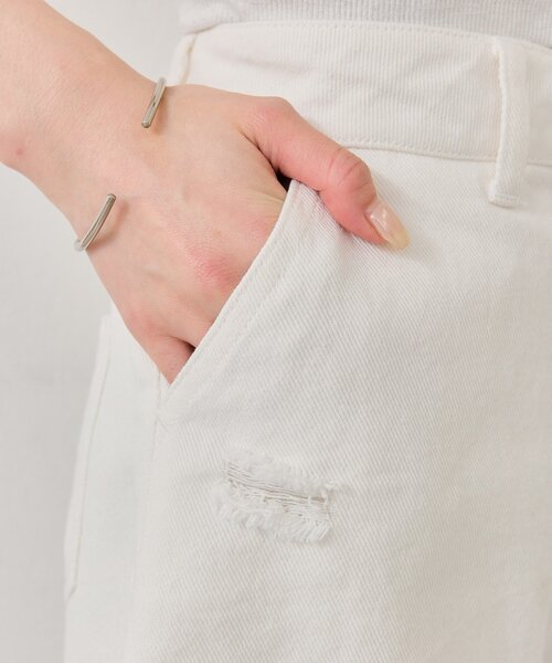 mystic（ミスティック）の「レースポケットショートパンツ（デニムパンツ・レディース・ネイビー/オフホワイト・FREE）」の19枚目の写真