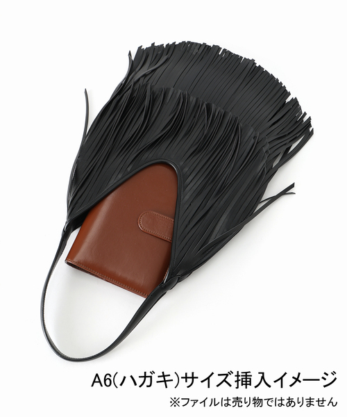 HELOYSE（エロイーズ）の「［26SS新作］【HELOYSE/エロイーズ】texas shoulder：ショルダーバッグ（ショルダーバッグ・レディース・ブラック・FREE）」の14枚目の写真