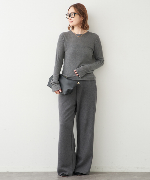 Deuxieme Classe（ドゥーズィエムクラス）の「*追加 Warm スウェット パンツ（スウェットパンツ・レディース・グレー/ブラウン/ベージュ・36/38）」の12枚目の写真