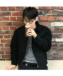 MINDBRIDGE（マインドブリッジ）の「[COUTURE]ウール混合ブークレジップアップブルゾン（ブルゾン）」