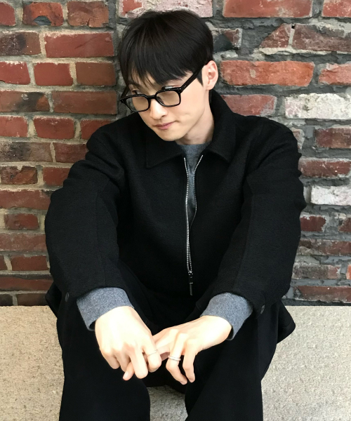 MINDBRIDGE（マインドブリッジ）の「[COUTURE]ウール混合ブークレジップアップブルゾン（ブルゾン・メンズ・ブラック・100/110/95/105）」の3枚目の写真