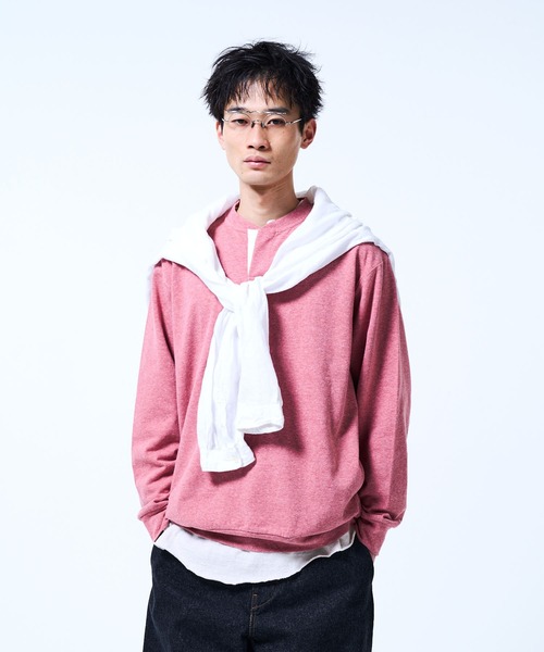 THE BOLDMAN(ザ ボールドマン)の「Henry neck Sweat / ヘンリーネックスウェット(スウェット・メンズ・ブルー/レッド/ブラック・LARGE/MEDIUM)」の22枚目の写真