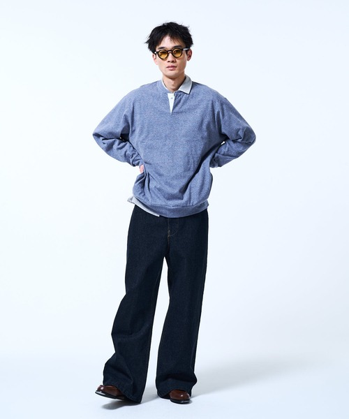 セール】Henry neck Sweat / ヘンリーネックスウェット（スウェット