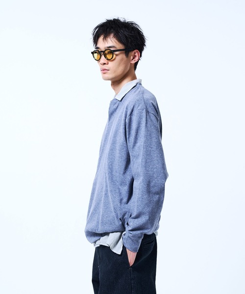 THE BOLDMAN(ザ ボールドマン)の「Henry neck Sweat / ヘンリーネックスウェット(スウェット・メンズ・ブルー/レッド/ブラック・LARGE/MEDIUM)」の17枚目の写真