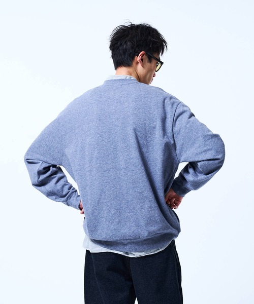 THE BOLDMAN(ザ ボールドマン)の「Henry neck Sweat / ヘンリーネックスウェット(スウェット・メンズ・ブルー/レッド/ブラック・LARGE/MEDIUM)」の18枚目の写真