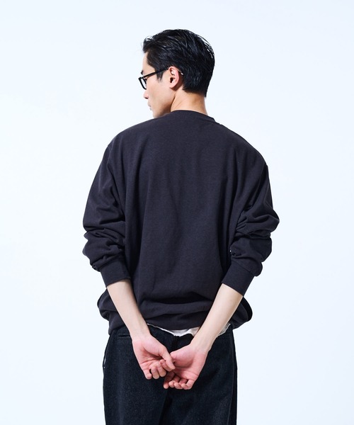 THE BOLDMAN(ザ ボールドマン)の「Henry neck Sweat / ヘンリーネックスウェット(スウェット・メンズ・ブルー/レッド/ブラック・LARGE/MEDIUM)」の8枚目の写真