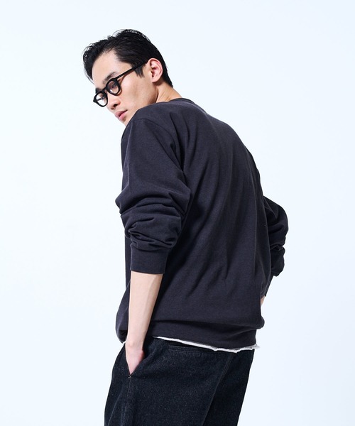 THE BOLDMAN(ザ ボールドマン)の「Henry neck Sweat / ヘンリーネックスウェット(スウェット・メンズ・ブルー/レッド/ブラック・LARGE/MEDIUM)」の7枚目の写真