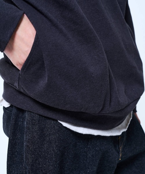 THE BOLDMAN(ザ ボールドマン)の「Henry neck Sweat / ヘンリーネックスウェット(スウェット・メンズ・ブルー/レッド/ブラック・LARGE/MEDIUM)」の9枚目の写真