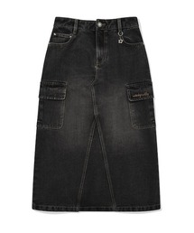 Wacky WiLLy（ワッキーウィリー）の「WOMEN'S DENIM LONG LENGTH CARGO SKIRT（デニムスカート）」