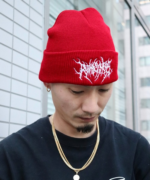 Y2K ニットキャップ ビーニー(BDS)（ニットキャップ/ビーニー）｜almo