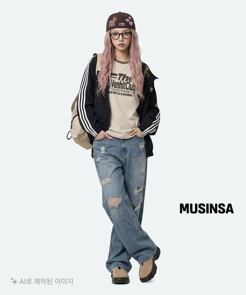 VENHIT(ベンヒット)の「MRT カモ レグラン ロングスリーブ(Tシャツ/カットソー・レディース・ブラック/アイボリー・MEDIUM/LARGE/X-LARGE)」の3枚目の写真