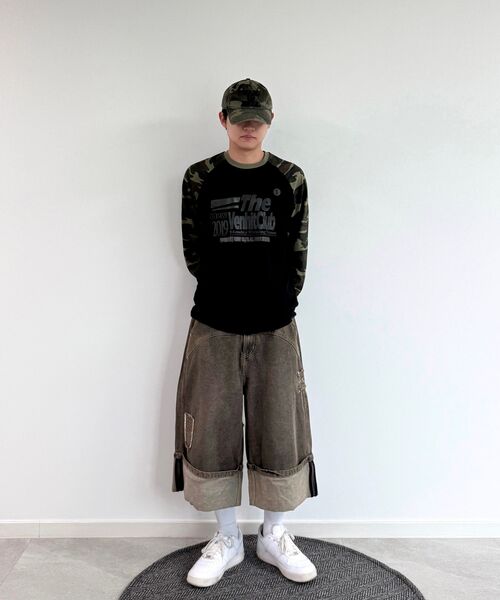 VENHIT(ベンヒット)の「MRT カモ レグラン ロングスリーブ(Tシャツ/カットソー・レディース・ブラック/アイボリー・MEDIUM/LARGE/X-LARGE)」の12枚目の写真