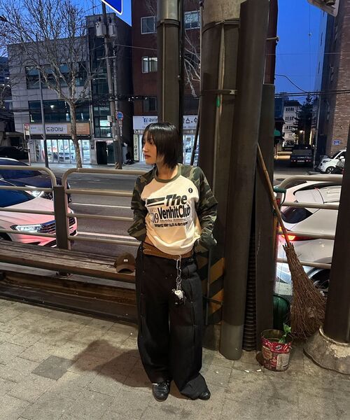 VENHIT(ベンヒット)の「MRT カモ レグラン ロングスリーブ(Tシャツ/カットソー・レディース・ブラック/アイボリー・MEDIUM/LARGE/X-LARGE)」の17枚目の写真