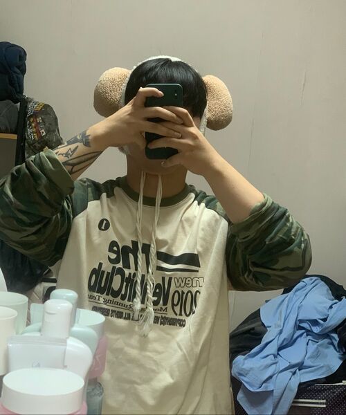 VENHIT(ベンヒット)の「MRT カモ レグラン ロングスリーブ(Tシャツ/カットソー・レディース・ブラック/アイボリー・MEDIUM/LARGE/X-LARGE)」の18枚目の写真