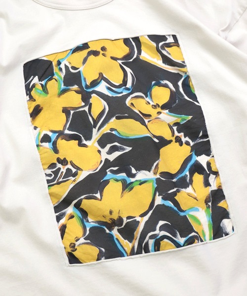 prit（プリット）の「[prit] 天竺×ローンラフボタニカルプリント 5分袖フレームTシャツ（Tシャツ/カットソー・レディース・ホワイト系その他/ホワイト系その他2・FREE）」の16枚目の写真