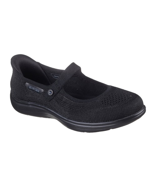 SKECHERS(スケッチャーズ)の「スケッチャーズ スリップインズ:オンザゴー フレックス ラディアント - エステル(スニーカー・レディース・ブラック/ベージュ・22.5cm/23.5cm/25cm/23cm/24cm/24.5cm)」の2枚目の写真