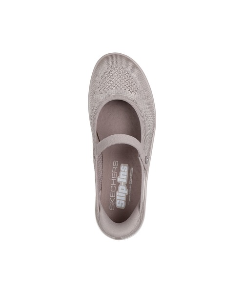 SKECHERS(スケッチャーズ)の「スケッチャーズ スリップインズ:オンザゴー フレックス ラディアント - エステル(スニーカー・レディース・ブラック/ベージュ・22.5cm/23.5cm/25cm/23cm/24cm/24.5cm)」の8枚目の写真