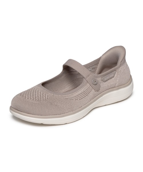 SKECHERS(スケッチャーズ)の「スケッチャーズ スリップインズ:オンザゴー フレックス ラディアント - エステル(スニーカー・レディース・ブラック/ベージュ・22.5cm/23.5cm/25cm/23cm/24cm/24.5cm)」の11枚目の写真