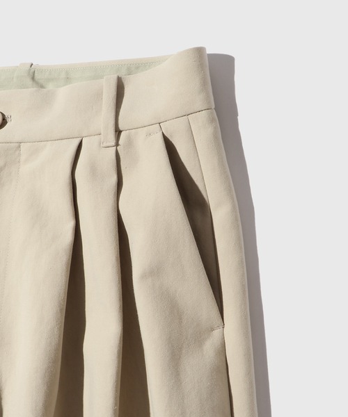 コットンダブルクロス バギースラックス(スラックス)|ADAM ET ROPE コットンダブルクロス バギースラックス(スラックス)|ADAM ET ROPE