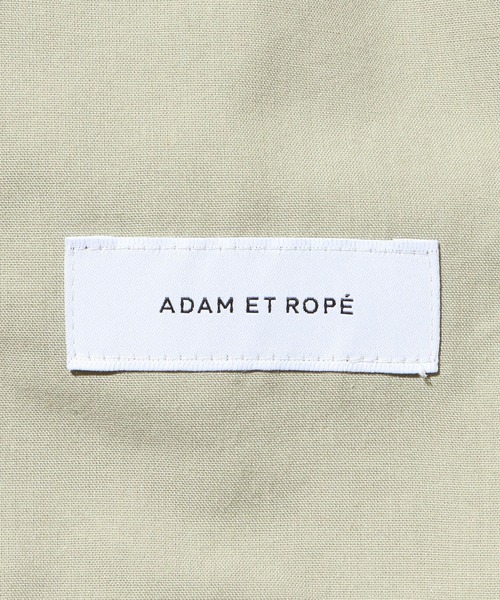 ADAM ET ROPE'（アダムエロペ）の「コットンダブルクロス　バギースラックス（スラックス・メンズ・ブラック/ベージュ・M/L）」の11枚目の写真